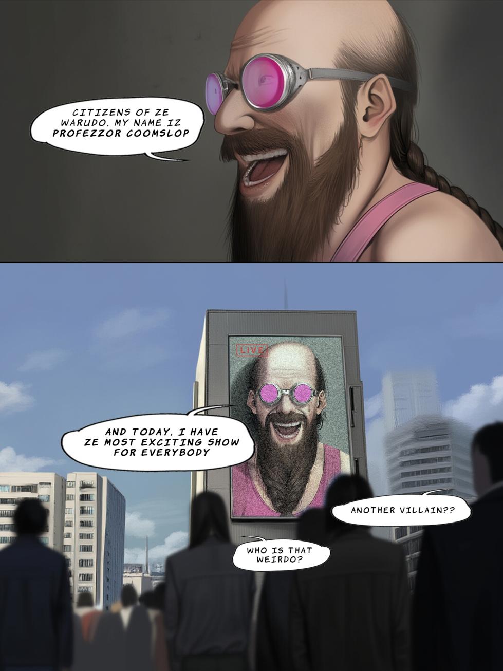 :Humanity's Last Broadcast - A Fubuki & Tatsumaki One-Punch Man Doujin [Full Version] [FEFanatica/Ai-Assisted] [AI Generated] - Page 9