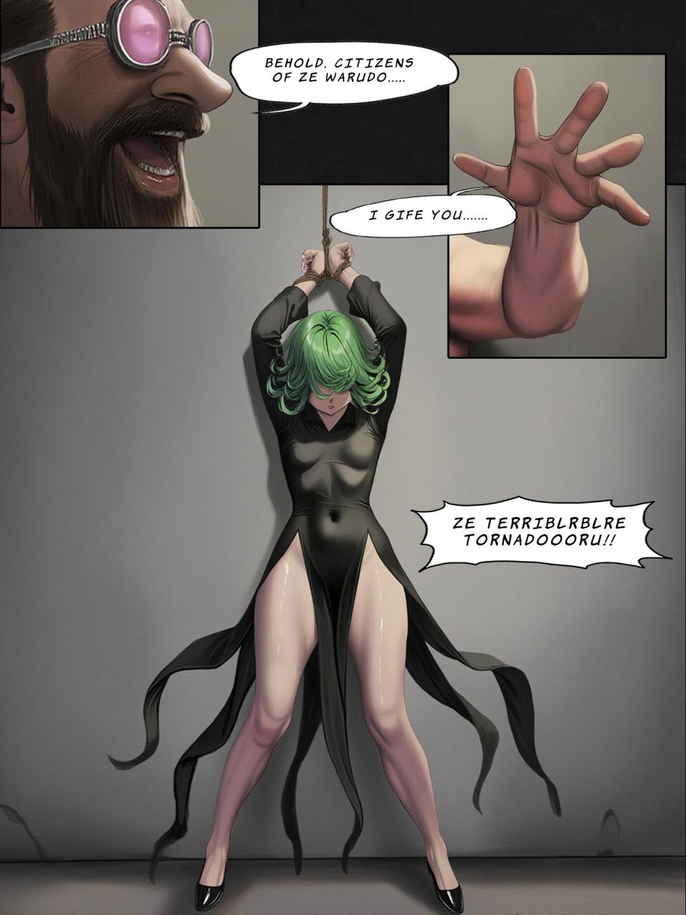 :Humanity's Last Broadcast - A Fubuki & Tatsumaki One-Punch Man Doujin [Full Version] [FEFanatica/Ai-Assisted] [AI Generated] - Page 10