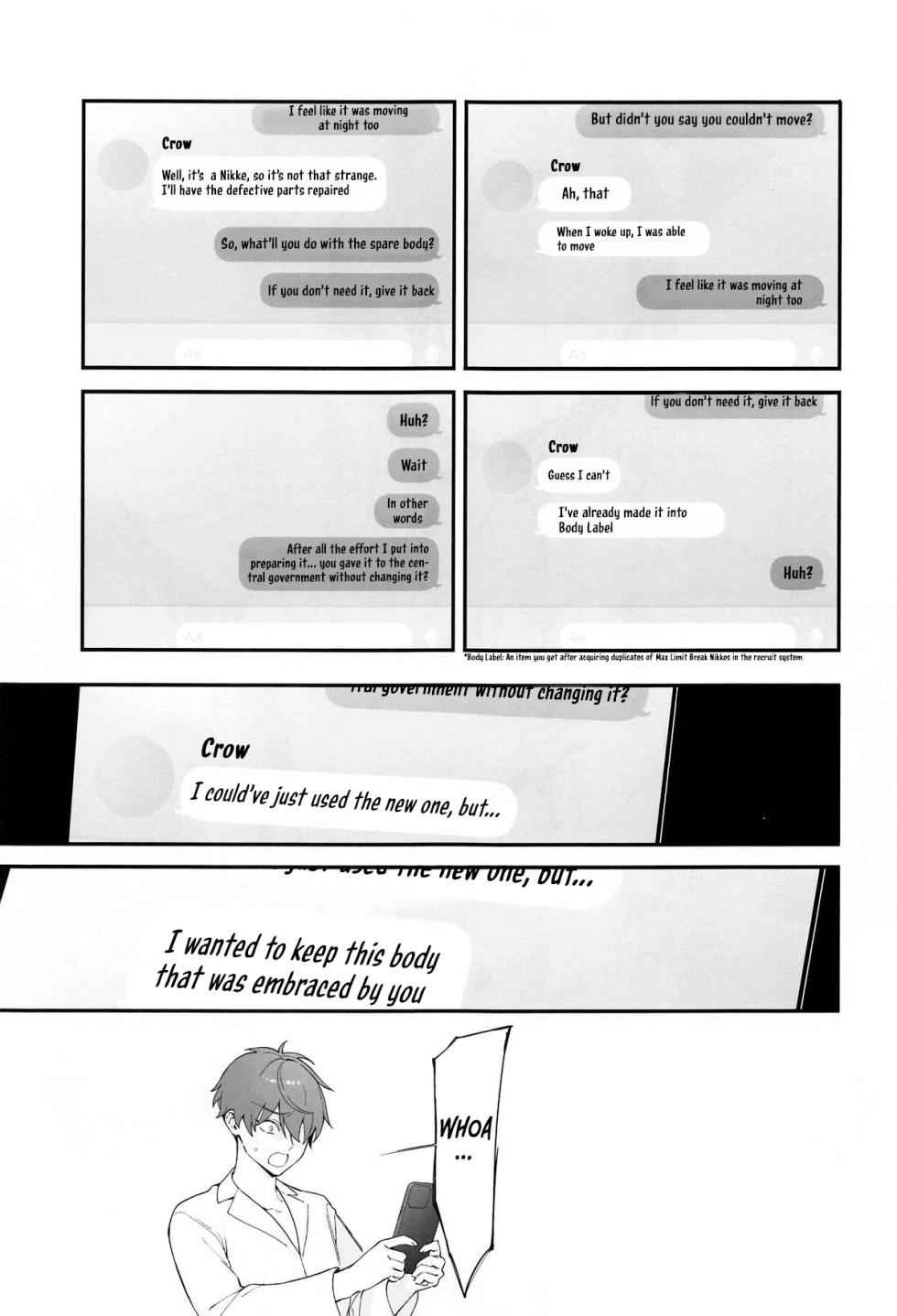 (C104) [Shuukyuu Youka (Ohisashiburi)] Self abuse (Goddess of Victory: NIKKE) [English] [EMNC] - Page 38