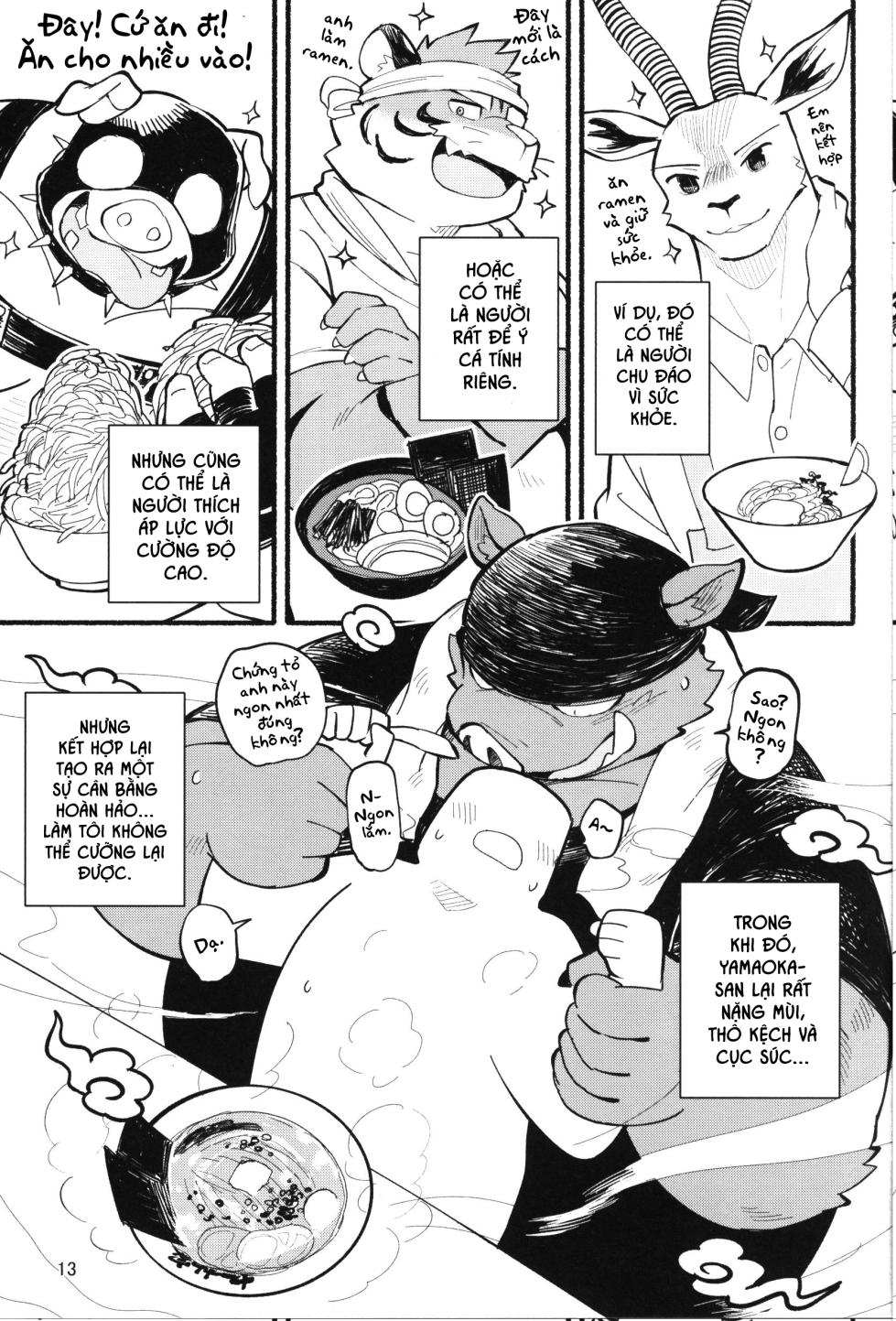 [Goroujirou (Kinoshita Jiroh)] Yamaoka-san's Ramen [Viet][Digital] - Page 12