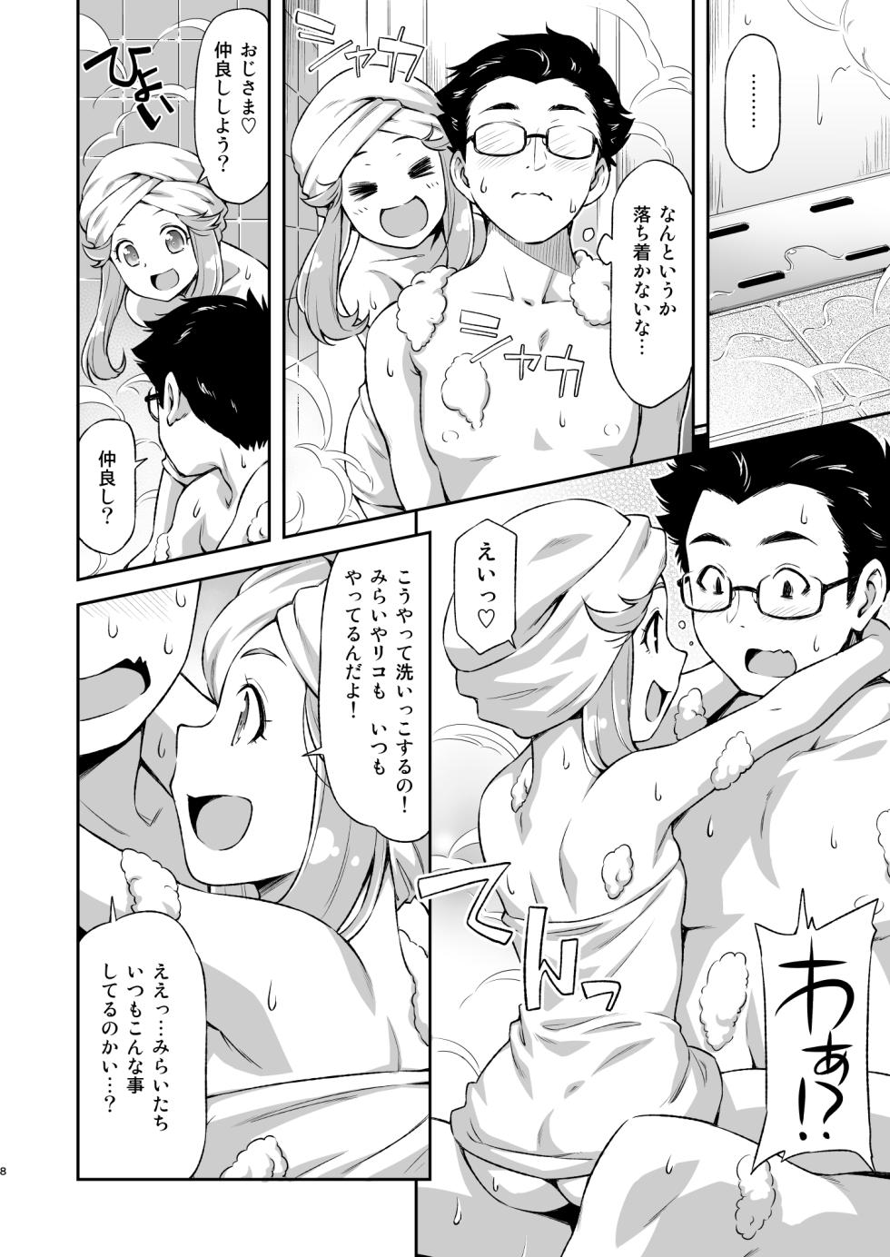 [ACID EATERS (Kazuma Muramasa)] Haa-chan to Furo ni Haireba. (Mahou Tsukai Precure!) [Digital] - Page 7