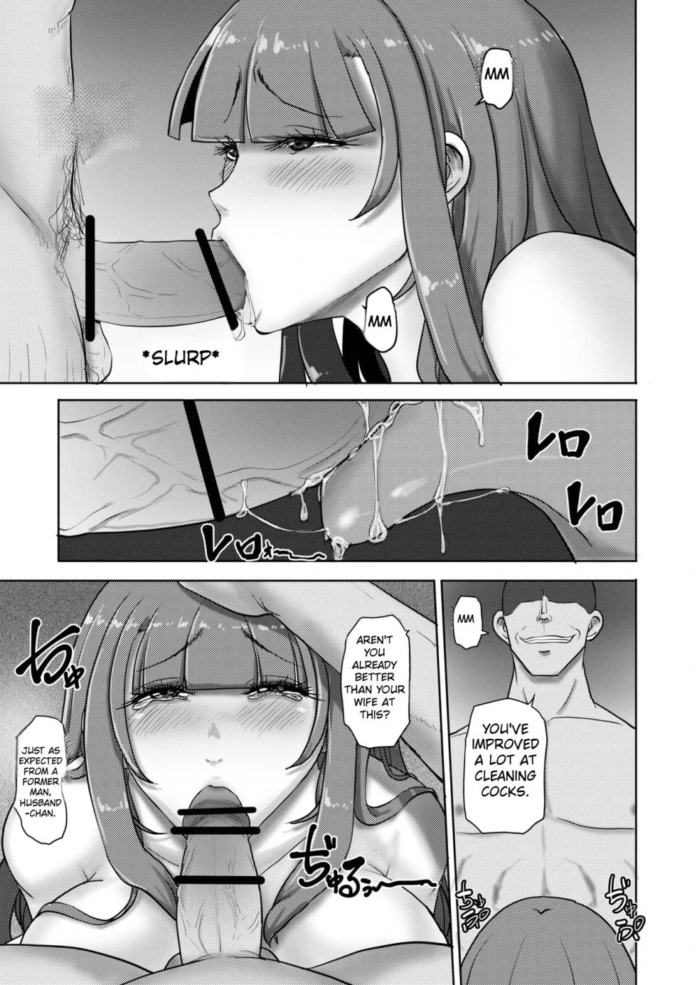 [TS-ya] Genderbent Cuckold Couple ~ The Transformed Husband Falls for the Cock that Stole His Wife [English] - Page 8
