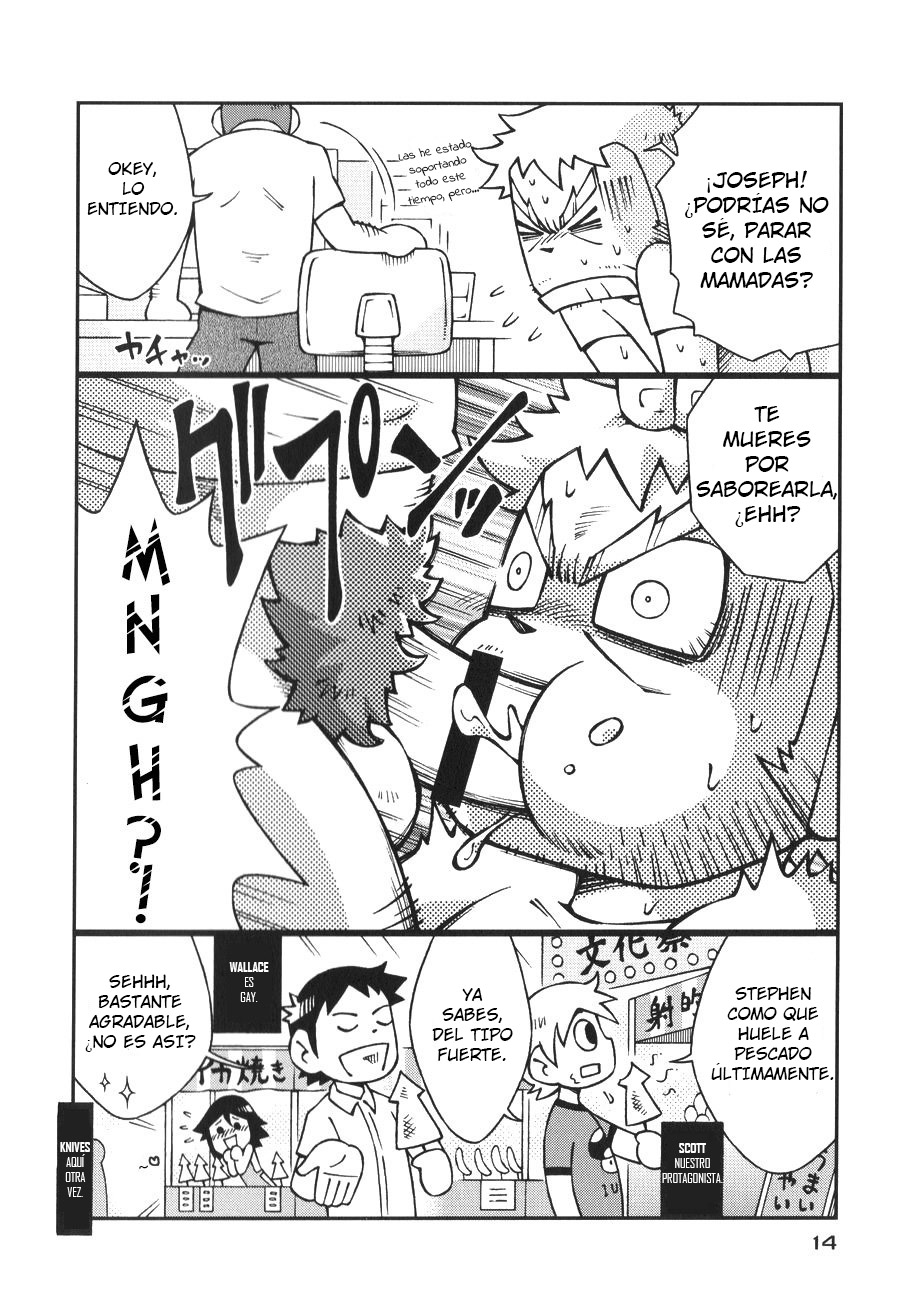 (C86) [NG (Noda Gaku)] STEPHEN STILLS Joseph no Stephen Kaizou Keikaku Monogatari (Scott Pilgrim) [SPANISH] - Page 12