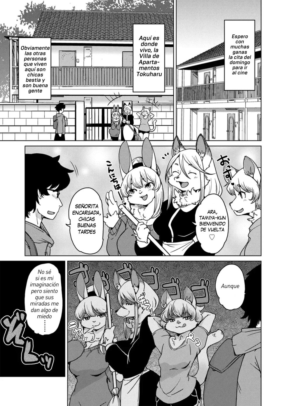 [Setouchi Kurage] Juujin Apart Tokoharusou e Youkoso! (Chap. 1) [Spanish] [Decensored] [Harenchi no Fansub] - Page 6