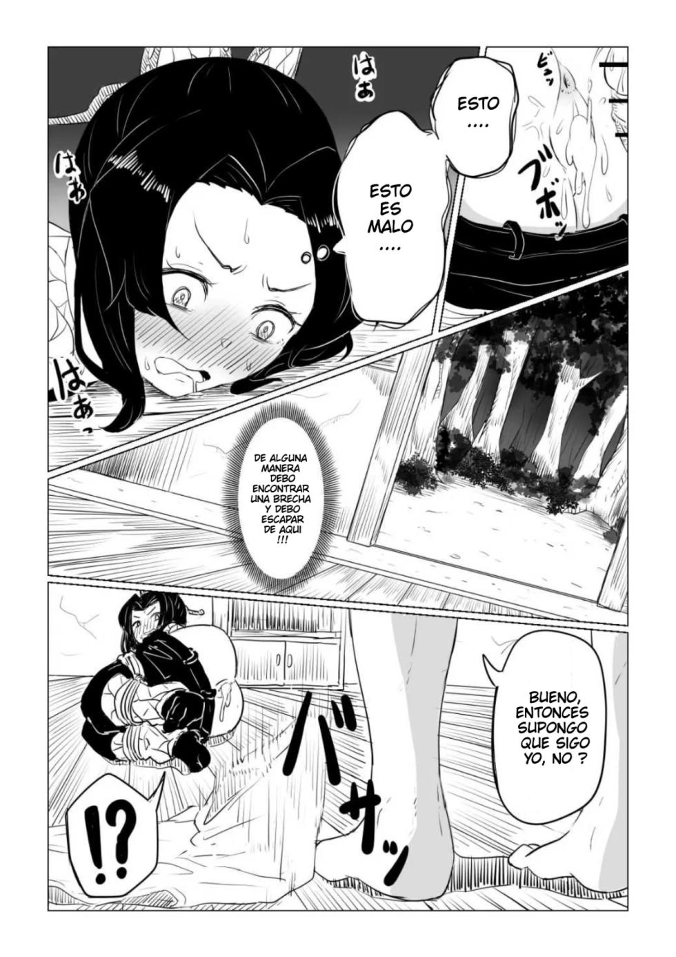 [Goma Gorilla] Shinobu wa Maketakunai | Shinobu no Quiere Perder (Kimetsu no Yaiba) [Spanish] [Darkss 153] - Page 19