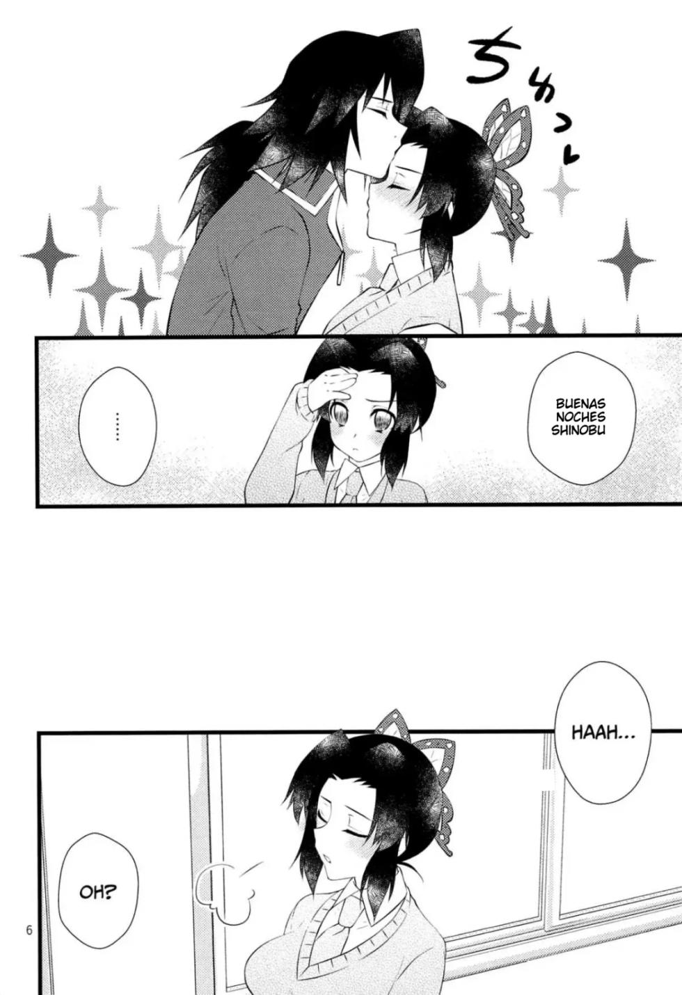 (Nichirin Kitan 6) [Hoshinatenpo (Hoshina)] Yuuwaku sarete kudasai | Por Favor, Déjate Seducir (Kimetsu no Yaiba) [Spanish] [Darkss 153] - Page 5