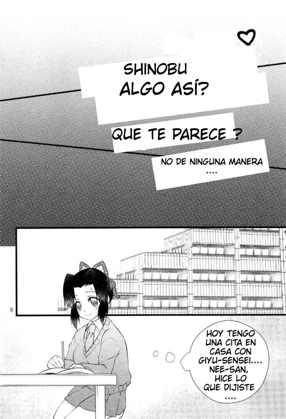 (Nichirin Kitan 6) [Hoshinatenpo (Hoshina)] Yuuwaku sarete kudasai | Por Favor, Déjate Seducir (Kimetsu no Yaiba) [Spanish] [Darkss 153] - Page 7
