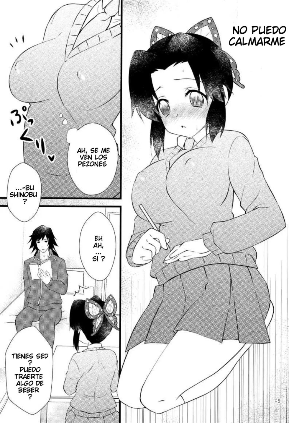 (Nichirin Kitan 6) [Hoshinatenpo (Hoshina)] Yuuwaku sarete kudasai | Por Favor, Déjate Seducir (Kimetsu no Yaiba) [Spanish] [Darkss 153] - Page 8