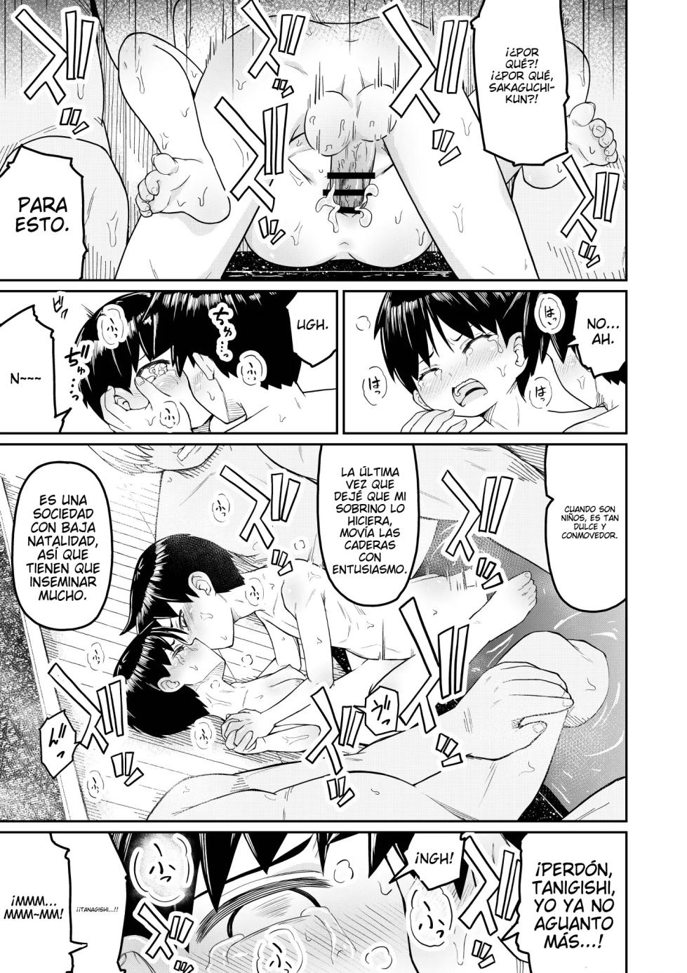 [Marumitei] Suki na Ano Ko ga Otokoyu ni｜La Chica que Me Gusta Está en el Baño de Hombres {Spanish} {EbisuTraslade - Winder} - Page 31