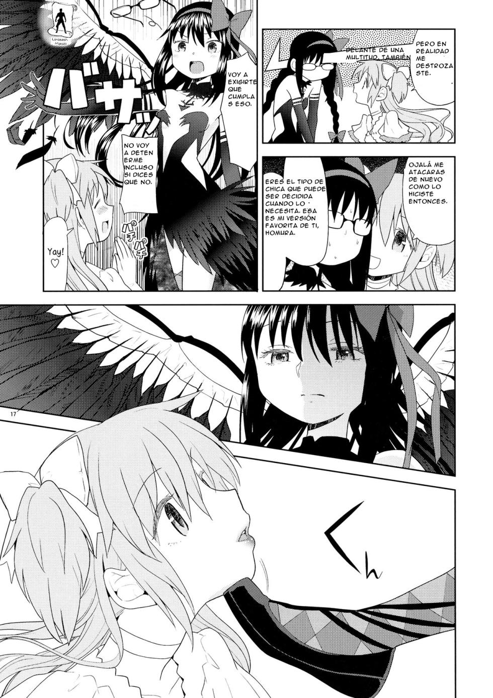 (C87) [Nedaore (Ayane)] Yojouhan Ouroboros Futari (Puella Magi Madoka Magica) [Spanish] [Traduccion:CristoferDeLosAndes] - Page 19