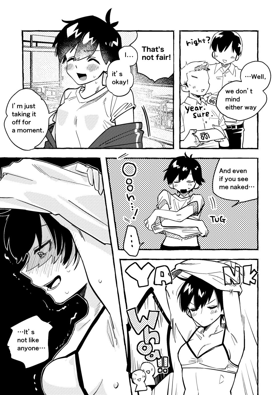 [tsuru] The Black-Haired Woman Who Cheerfully Accepts Her Friend’s Full-Nude Penalty 1-2 [English] - Page 2