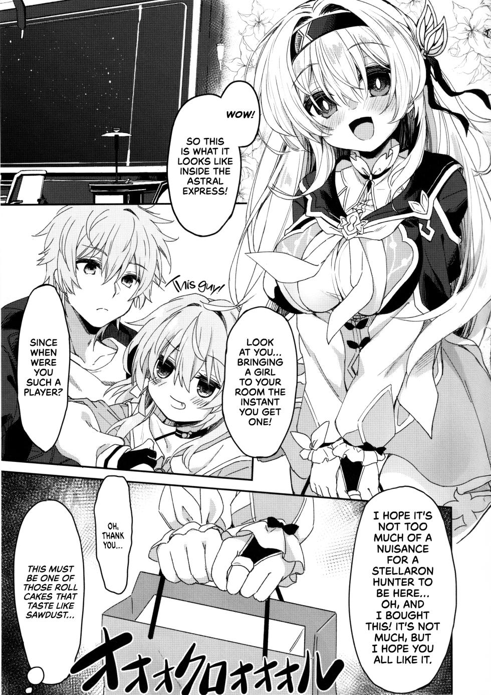(C105) [Navy Blue (Kagura Nanaki)] Firefly wa Caelus to ○○ Shitai!! | Firefly Wants to Do It With Caelus!! (Honkai: Star Rail) [English] [head empty] - Page 4