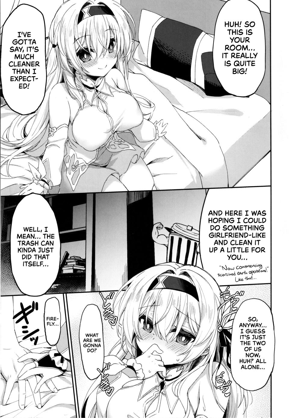 (C105) [Navy Blue (Kagura Nanaki)] Firefly wa Caelus to ○○ Shitai!! | Firefly Wants to Do It With Caelus!! (Honkai: Star Rail) [English] [head empty] - Page 6