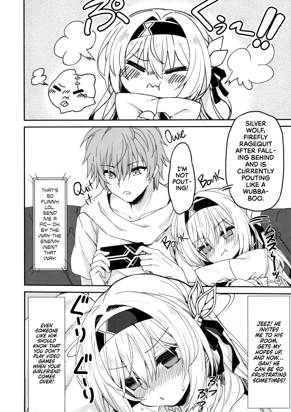 (C105) [Navy Blue (Kagura Nanaki)] Firefly wa Caelus to ○○ Shitai!! | Firefly Wants to Do It With Caelus!! (Honkai: Star Rail) [English] [head empty] - Page 7