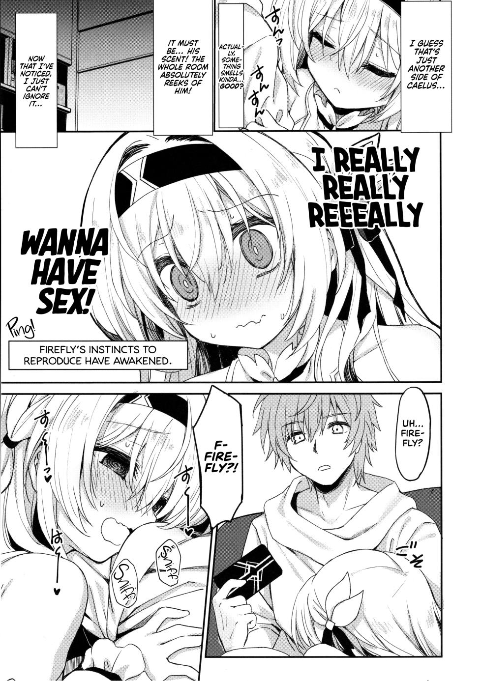 (C105) [Navy Blue (Kagura Nanaki)] Firefly wa Caelus to ○○ Shitai!! | Firefly Wants to Do It With Caelus!! (Honkai: Star Rail) [English] [head empty] - Page 8