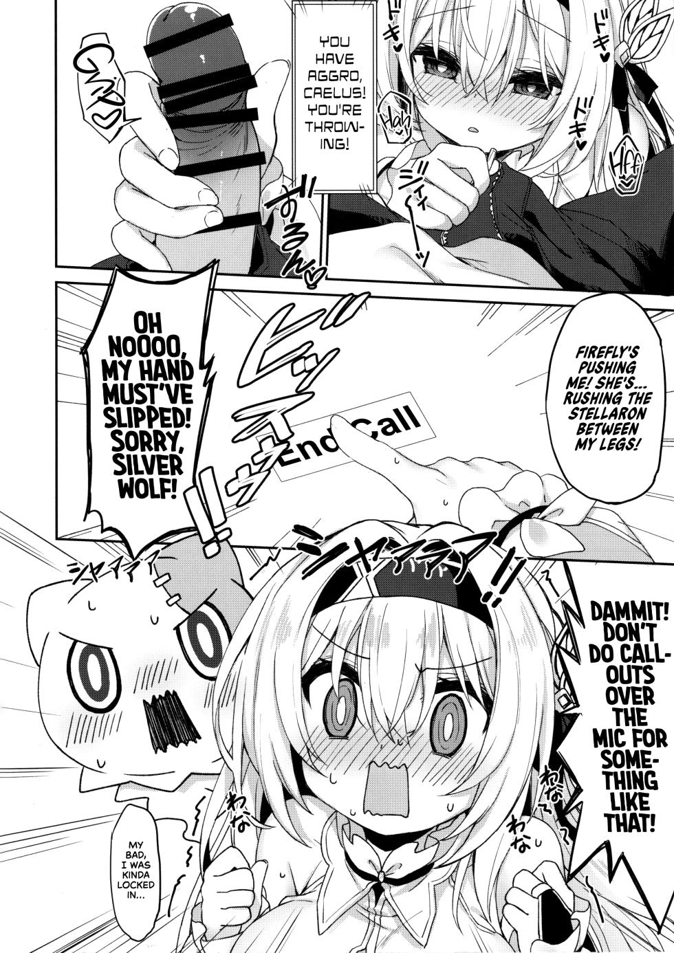(C105) [Navy Blue (Kagura Nanaki)] Firefly wa Caelus to ○○ Shitai!! | Firefly Wants to Do It With Caelus!! (Honkai: Star Rail) [English] [head empty] - Page 9