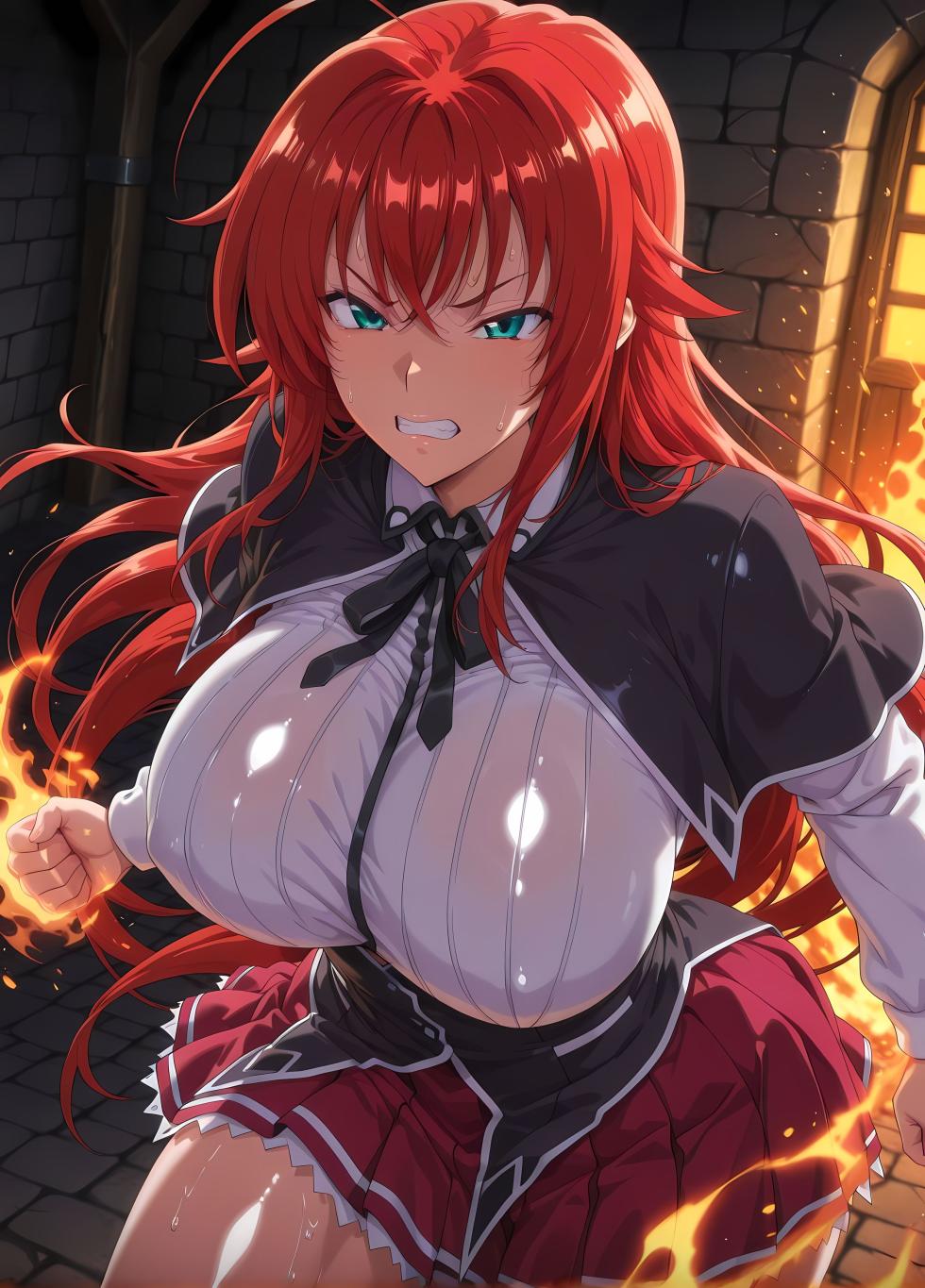 [EroMomo] Rias Gremory [AI Generated] - Page 1