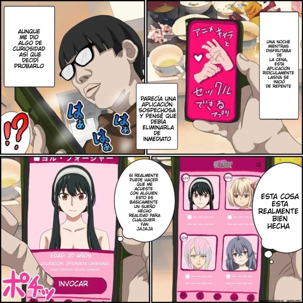 [Banana Style] Anime Chara to Seckle Dekiru Appli ''Yor Forger Hen''｜La App con la que Puedes Cogerte a Personajes de Anime ~El Caso de Yor Forger~ (SPY x FAMILY) [Spanish] [Darkss 153] - Page 2