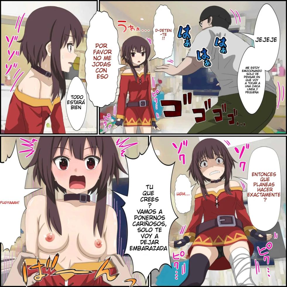 [Banana Style] Anime Chara to Seckle Dekiru Appli ''Megumin Shoukan Hen''｜La App con la que Puedes Cogerte a Personajes de Anime ~El Caso de la Invocación de Megumin~ (Kono Subarashii Sekai ni Syukufuku o!) [Spanish] [Darkss 153] - Page 4