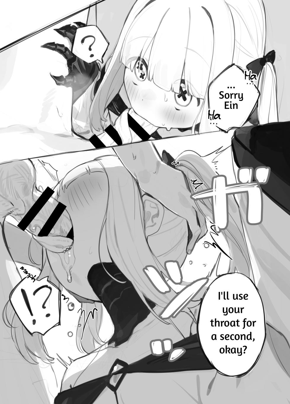 [Signal:Violet (Murasaki Shingou)] Sharp Teeth and Long Tongue Ein-chan's Mouth (Blue Archive) [English] [Digital] - Page 10