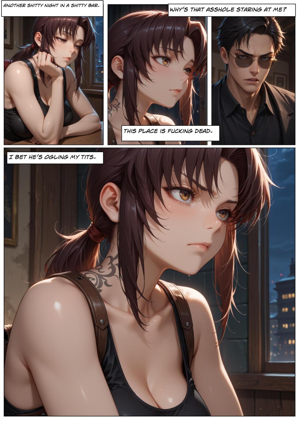 [World Waifus] Revy Needs a Dick -- (Black Lagoon) [English] [Uncensored] [AI Generated] - Page 2