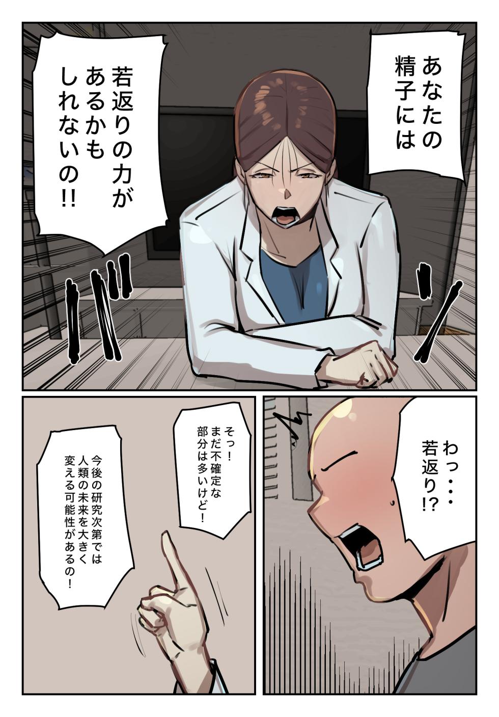 [Chotto B-Sen] Boku no Seishi ni Wakagaeri no Kōka ga! [Full Color-ban] - Page 10