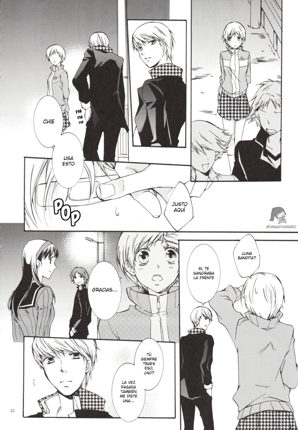 [Persona 4] Un día, Chie y yo nos peleamos [Yanagiya Maro] - Page 22