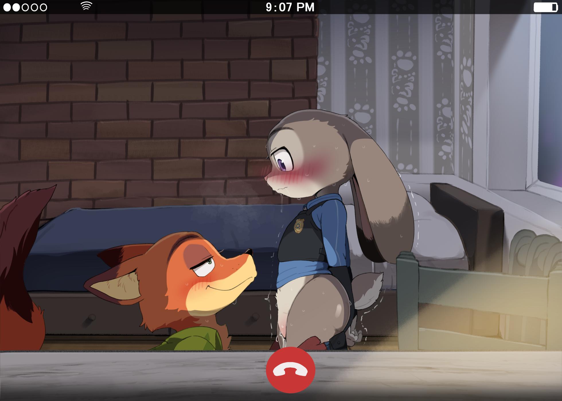 [DAGASI] Video Tsuuwa o Kiri Wasureta Usagi no Omawari-san (Zootopia) - Page 6