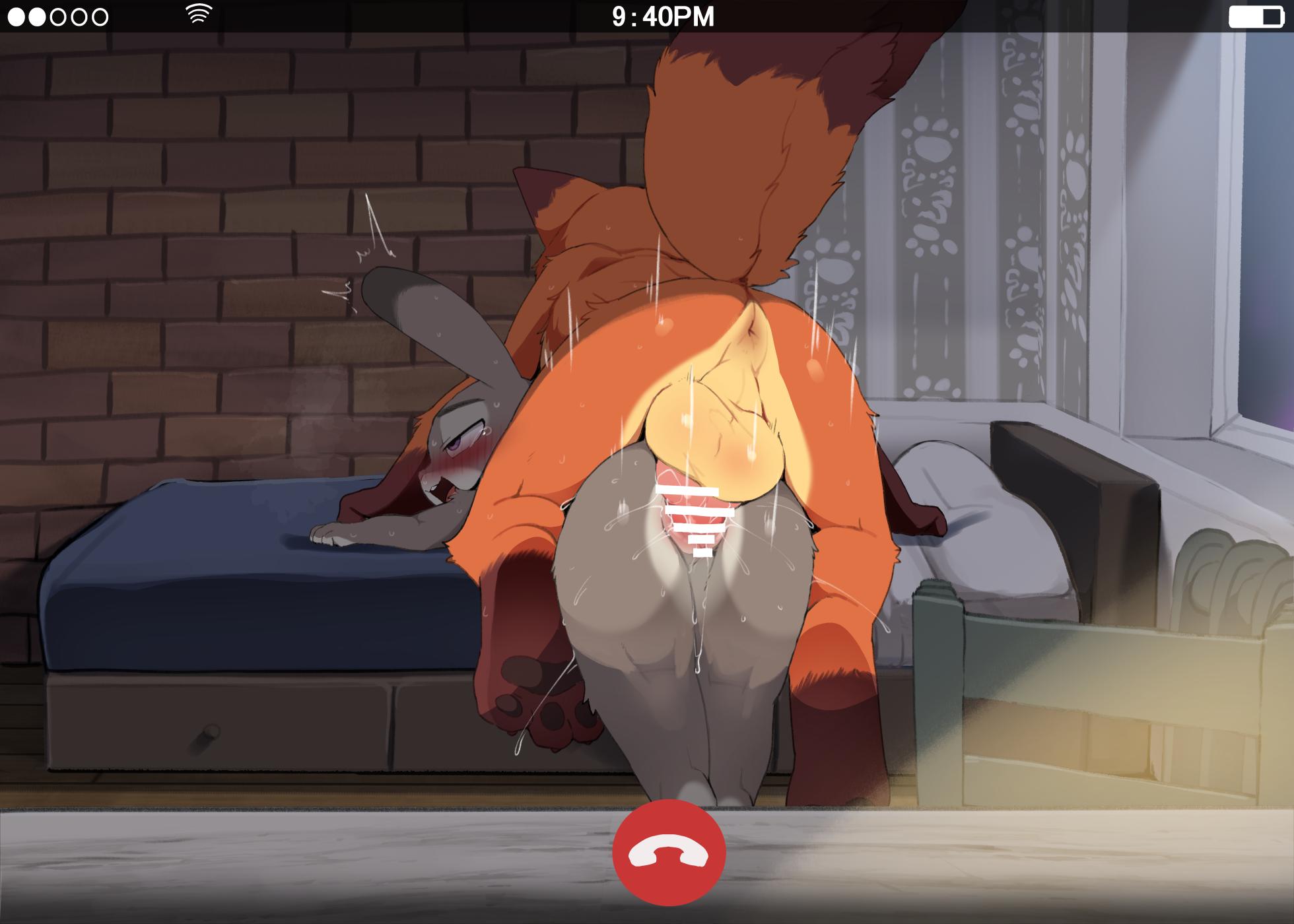 [DAGASI] Video Tsuuwa o Kiri Wasureta Usagi no Omawari-san (Zootopia) - Page 9