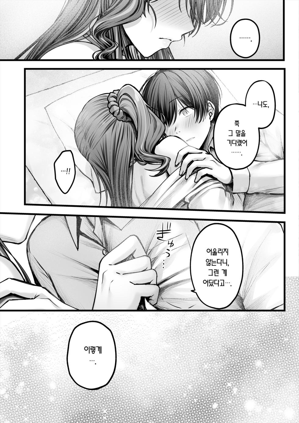 [Chisakiss (Wakuta Chisaki)] Osananajimi Gal ni Suki to Ienai Inkya na Ore | 소꿉친구 갸루에게 고백 못 하는 아싸인 나 후편 [Korean] [Team Edge] - Page 23
