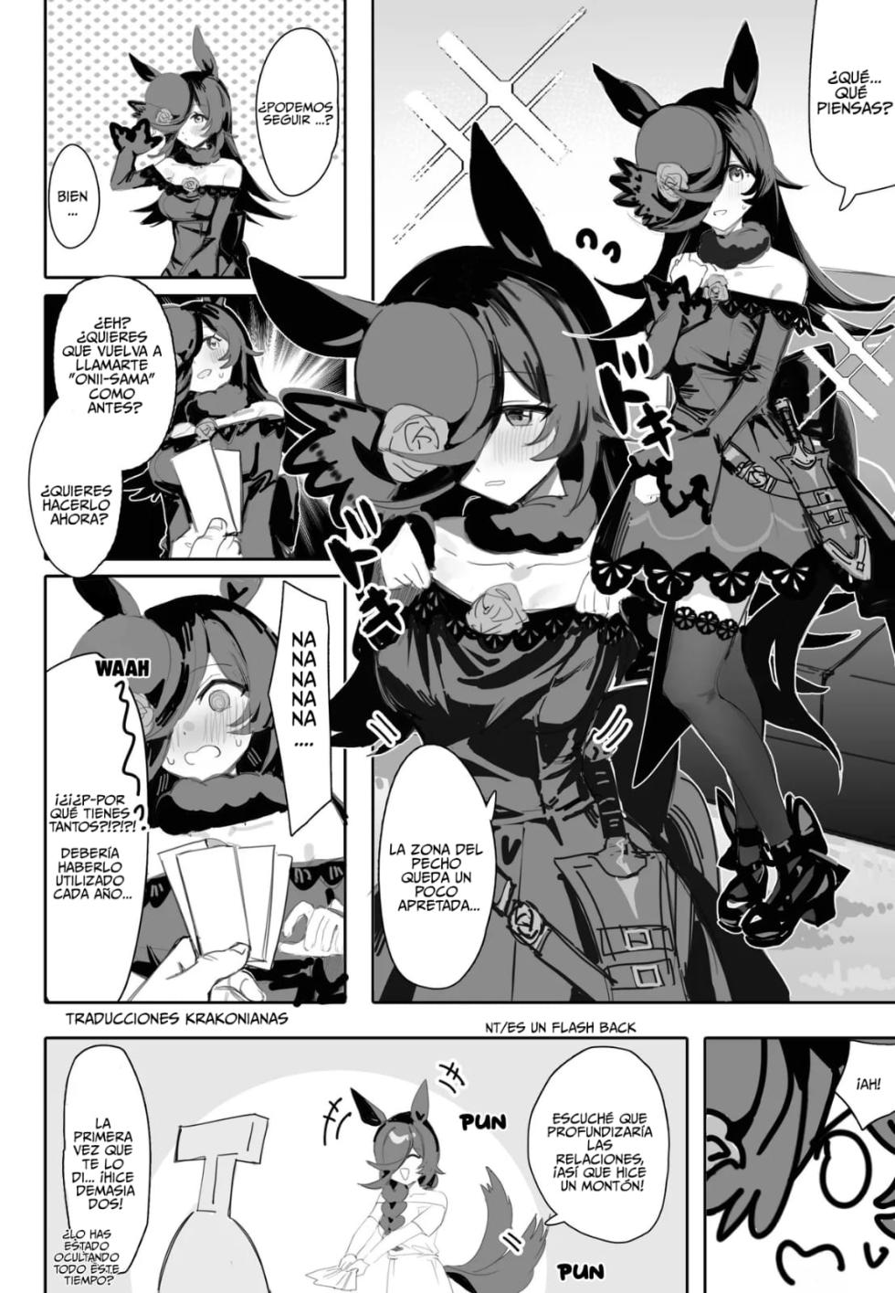 [Awei] Ima to Mirai to Zutto Aishiteiru Anata (Uma Musume Pretty Derby) [Spanish] [Decensored] - Page 4