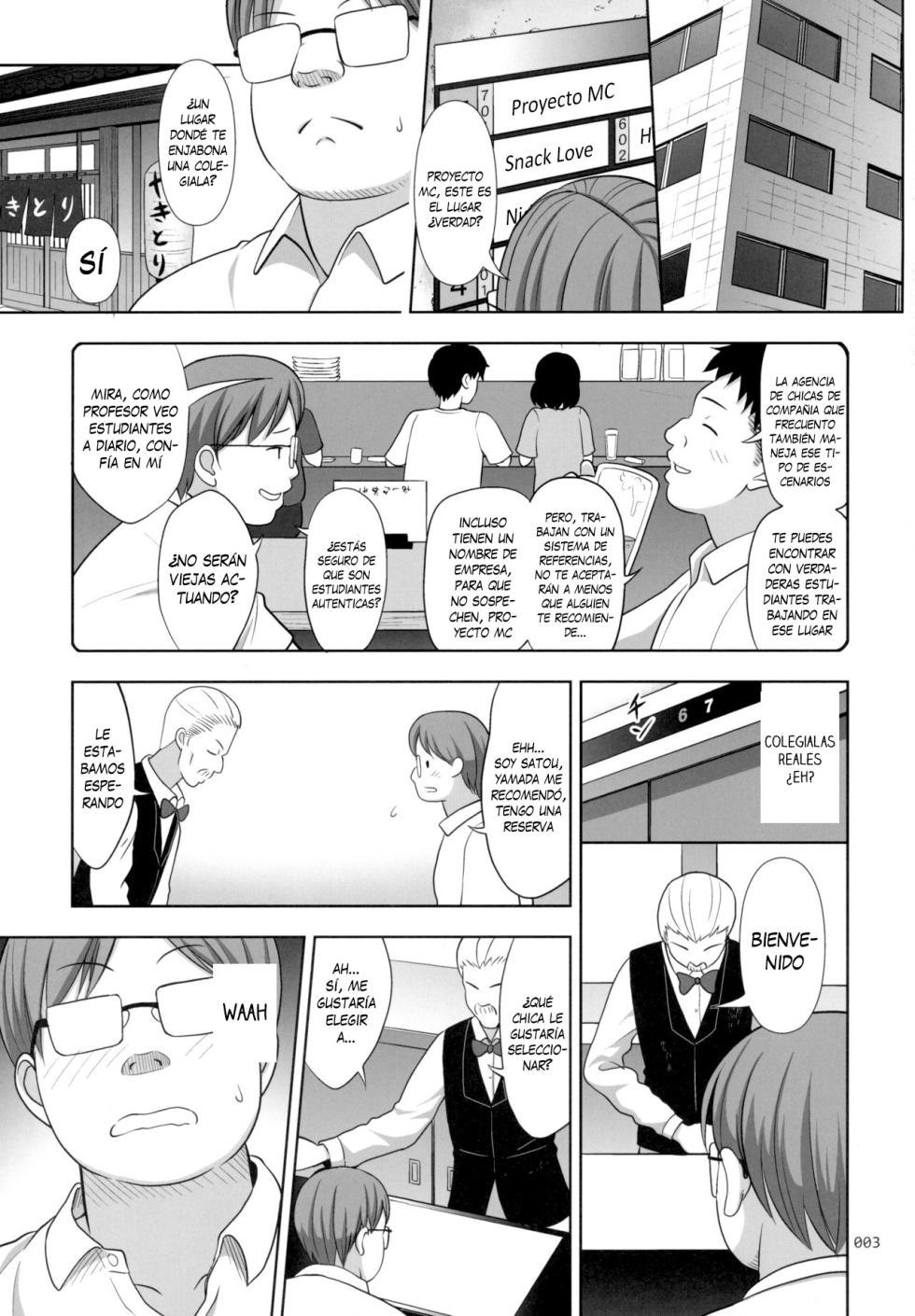 [antyuumosaku (malcorond)] JC na Shoujo no Ehon (Miku-chan) - Un libro sobre una colegiala (Miku-chan) [Español] [Traducciones necesarias] [Digital] - Page 2