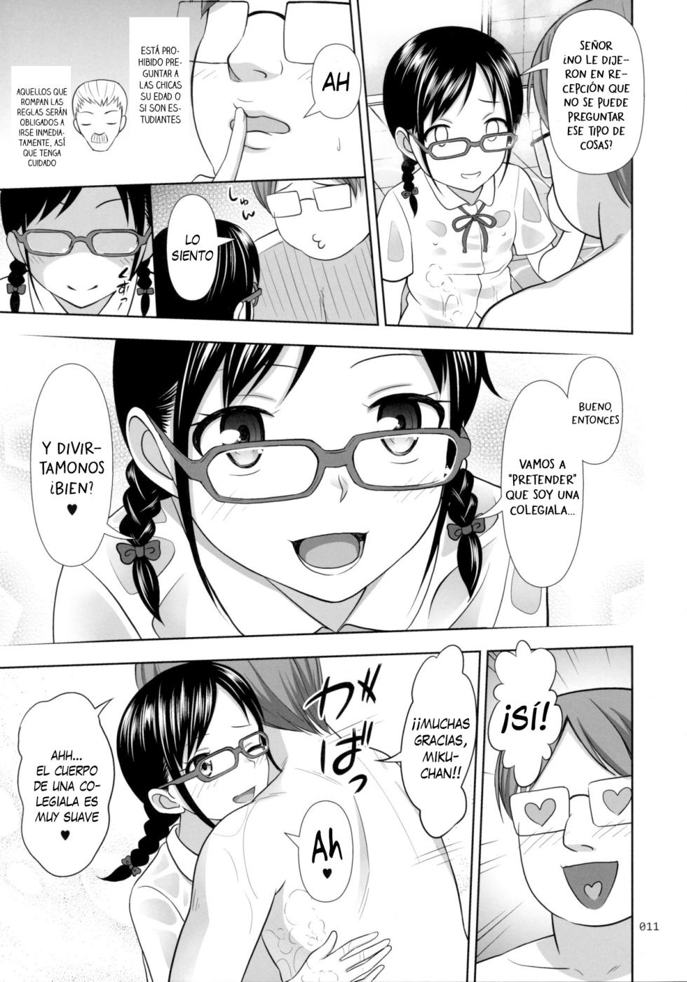 [antyuumosaku (malcorond)] JC na Shoujo no Ehon (Miku-chan) - Un libro sobre una colegiala (Miku-chan) [Español] [Traducciones necesarias] [Digital] - Page 10