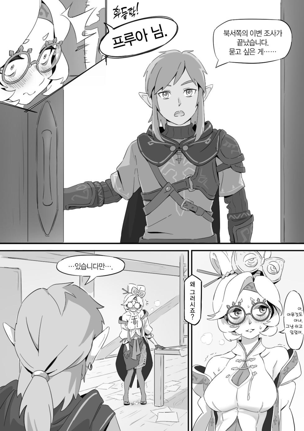 [Xiǎo huī] 普尔亚的烦恼 | 프루아의 고민 (The legend of zelda) [Korean] - Page 5