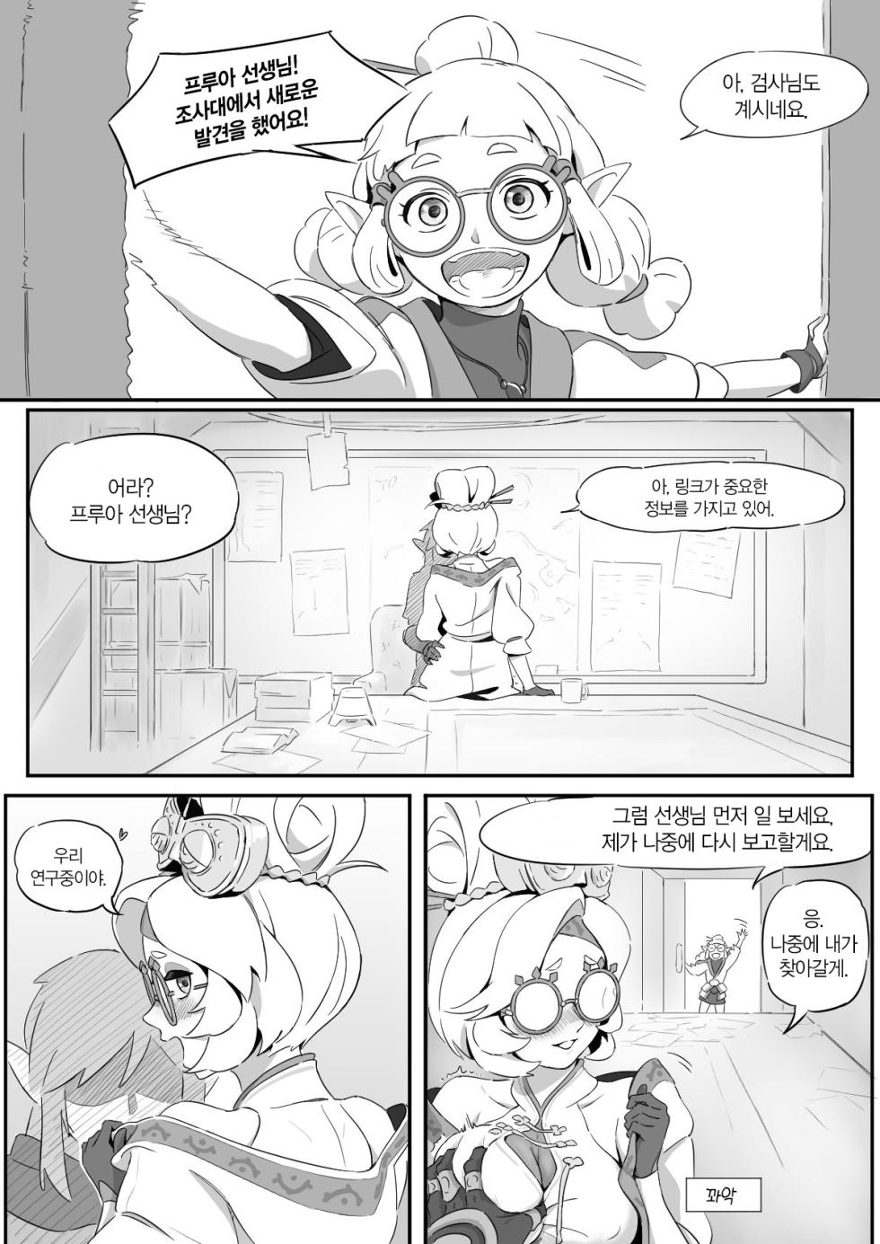 [Xiǎo huī] 普尔亚的烦恼 | 프루아의 고민 (The legend of zelda) [Korean] - Page 9