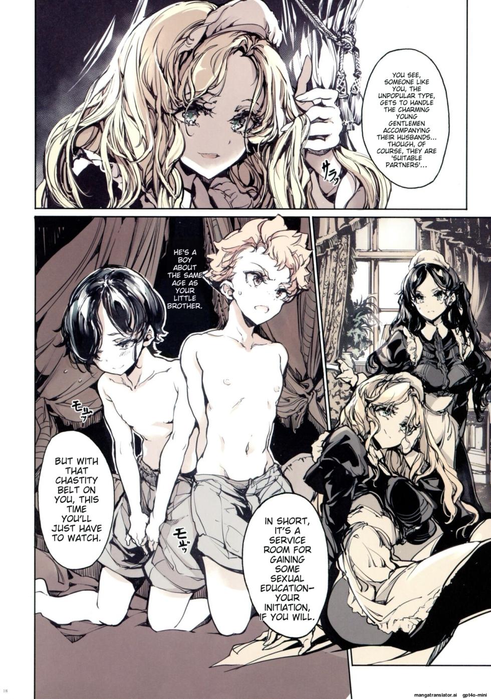 (C103) [70 Nenshiki Yuukyuu Kikan (Ohagi-san)] Beatrice Brothel 3 [English] [AI Translated] - Page 16