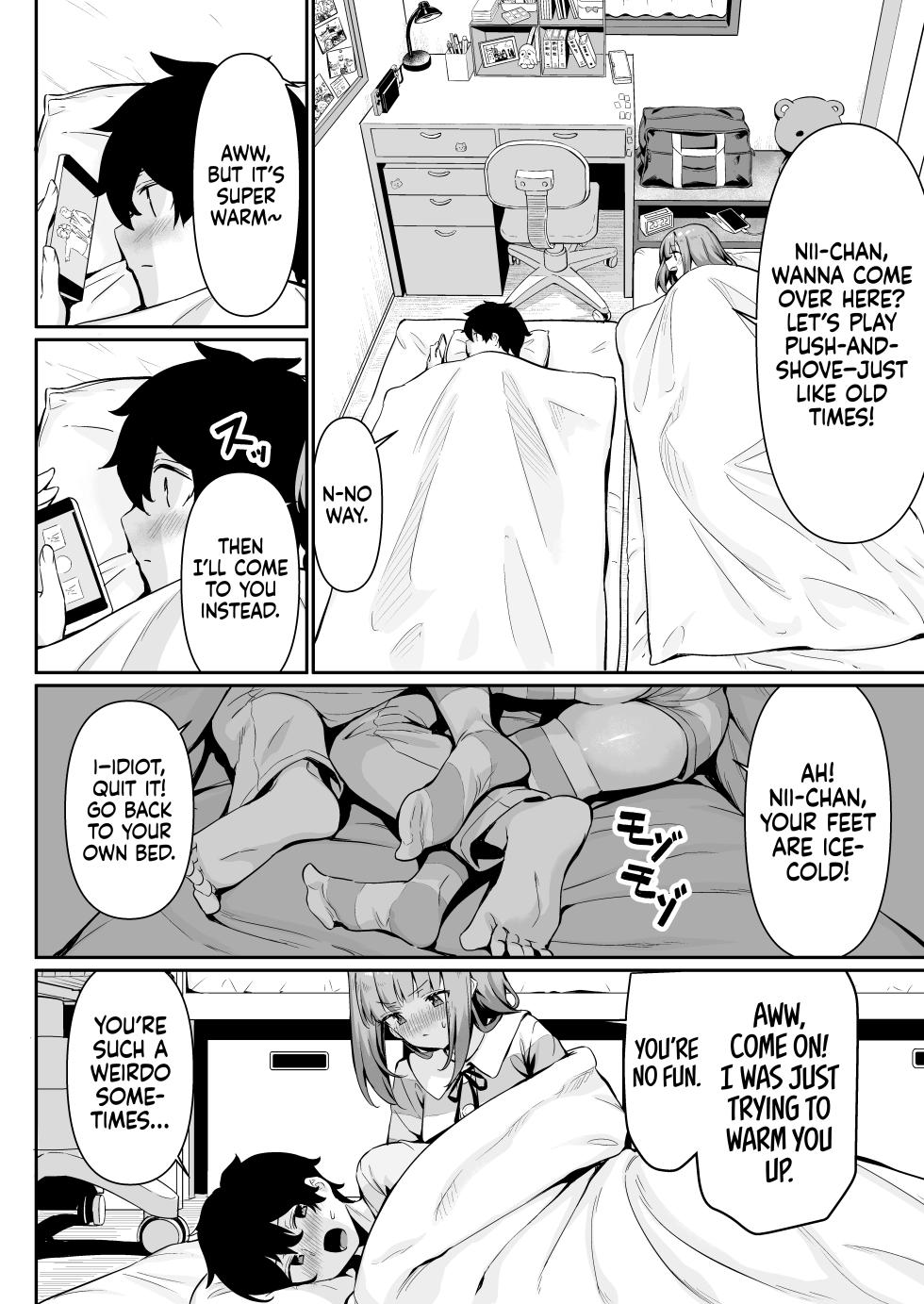 [Yokoya Manjirou] Chikubi Gottsunko kara Hajimaru Imouto to no H na Asobi | From Nipple Bumps to Erotic Play With My Sister [English] [Castle TL] - Page 20