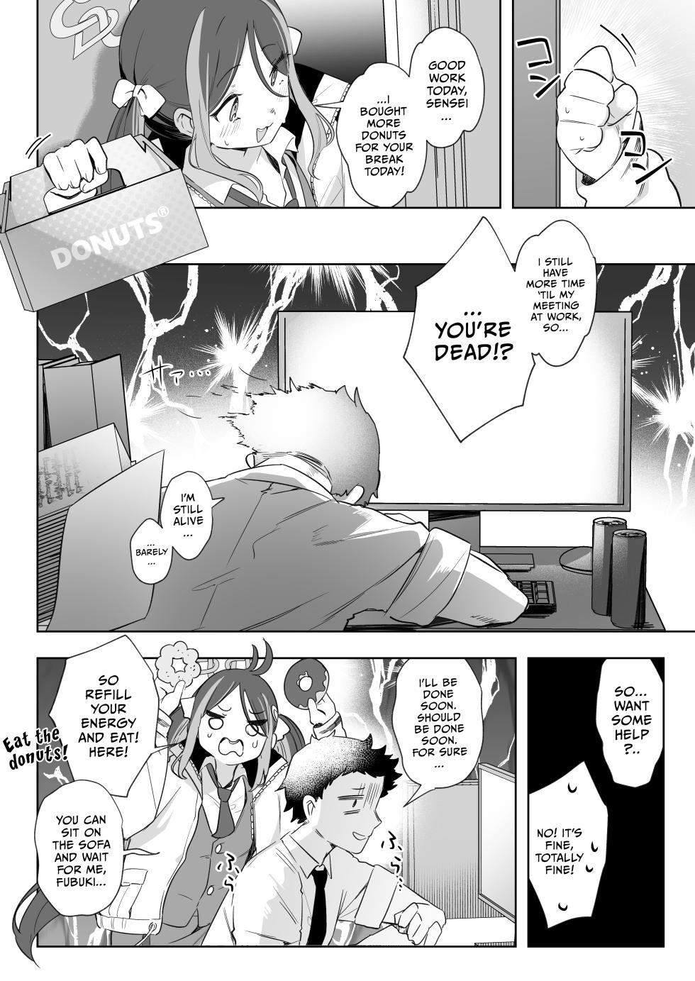 [Utsusumi Onsen (Utsusumi Kio)] Usobuki to Donuts o Motte | Hidden feelings and donuts (Blue Archive) [English] [COHQ] [Digital] - Page 11