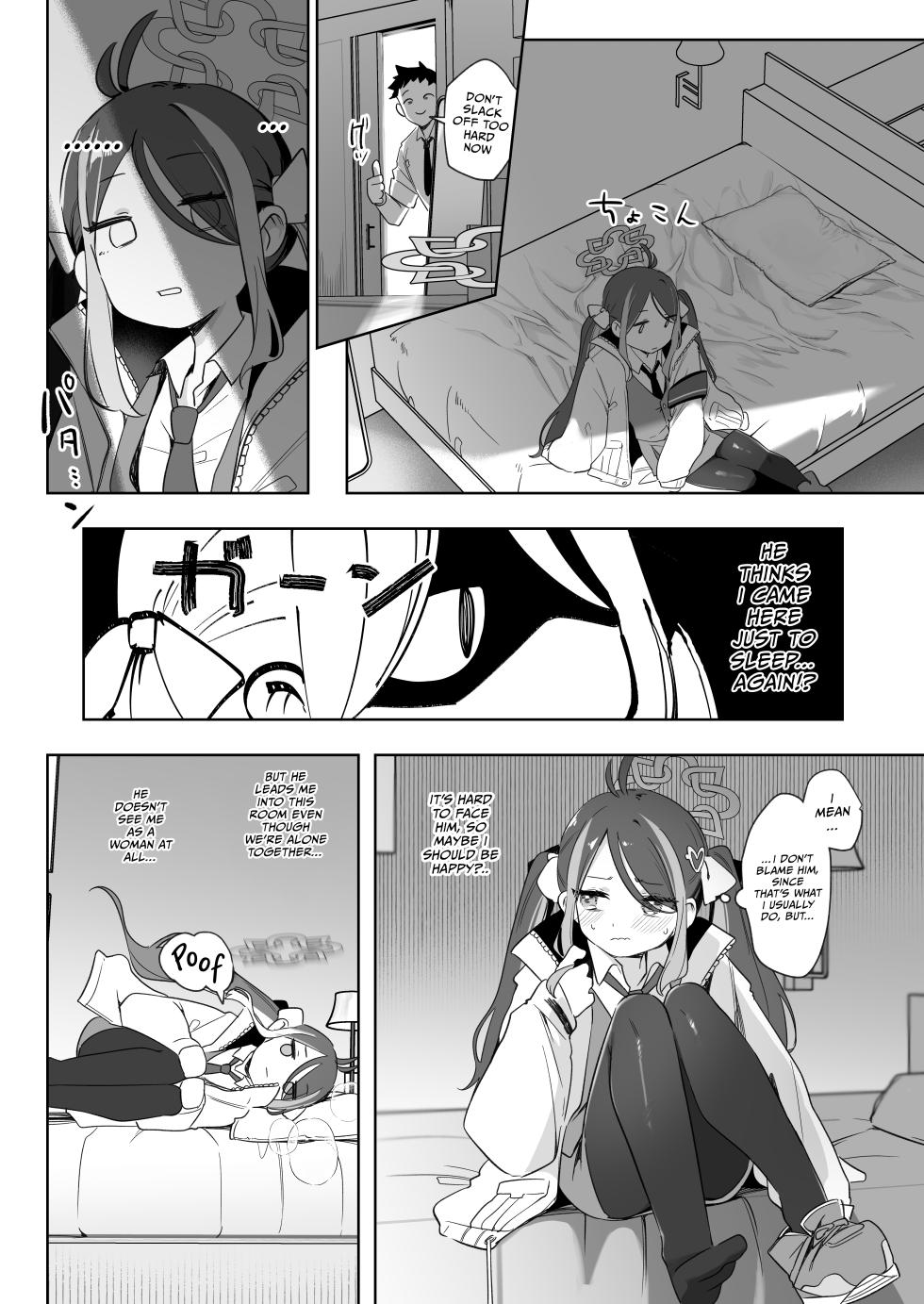 [Utsusumi Onsen (Utsusumi Kio)] Usobuki to Donuts o Motte | Hidden feelings and donuts (Blue Archive) [English] [COHQ] [Digital] - Page 13