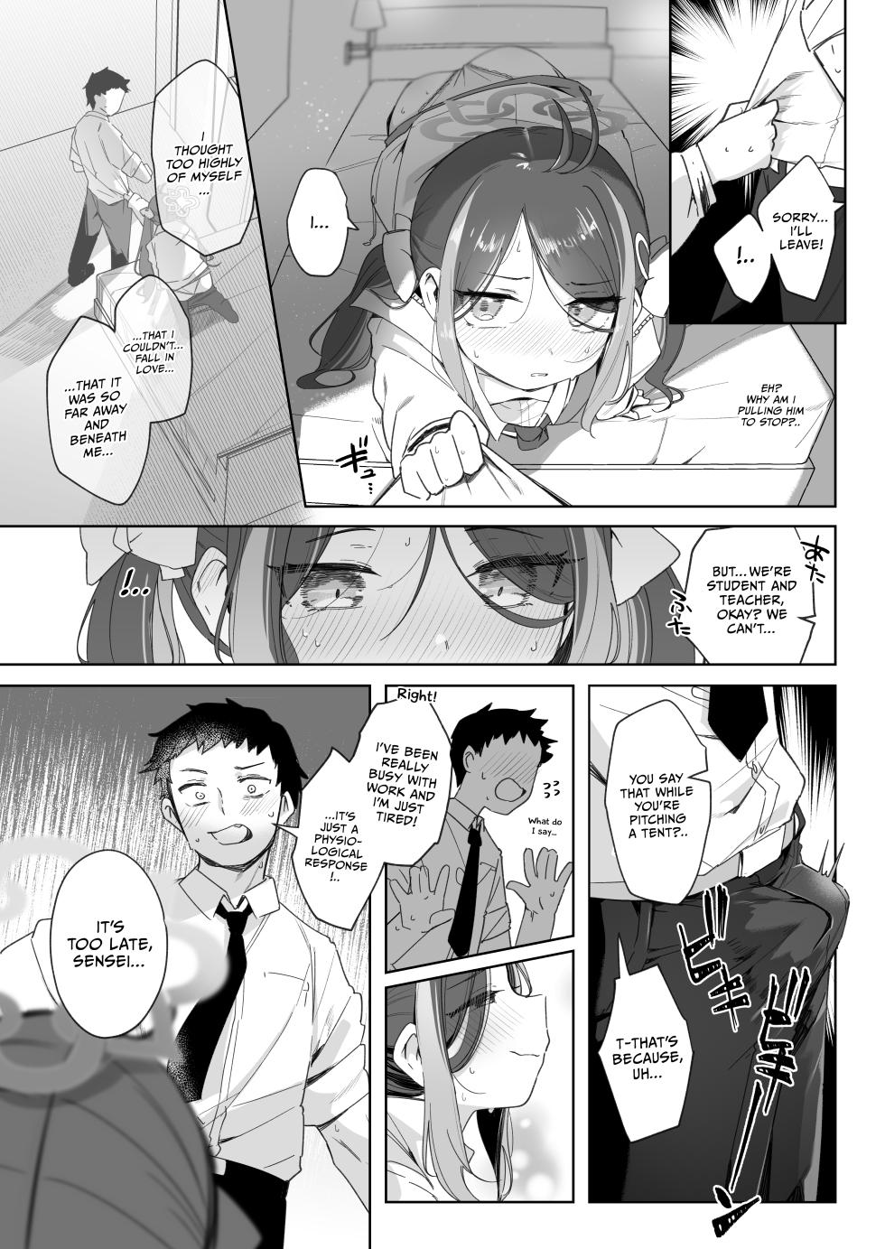 [Utsusumi Onsen (Utsusumi Kio)] Usobuki to Donuts o Motte | Hidden feelings and donuts (Blue Archive) [English] [COHQ] [Digital] - Page 18