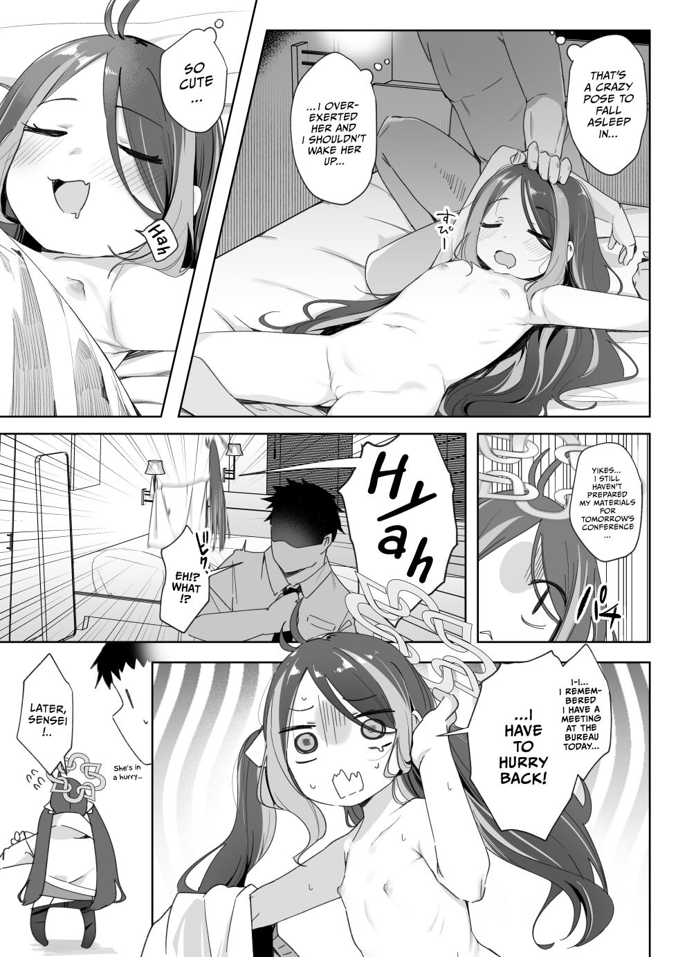 [Utsusumi Onsen (Utsusumi Kio)] Usobuki to Donuts o Motte | Hidden feelings and donuts (Blue Archive) [English] [COHQ] [Digital] - Page 34