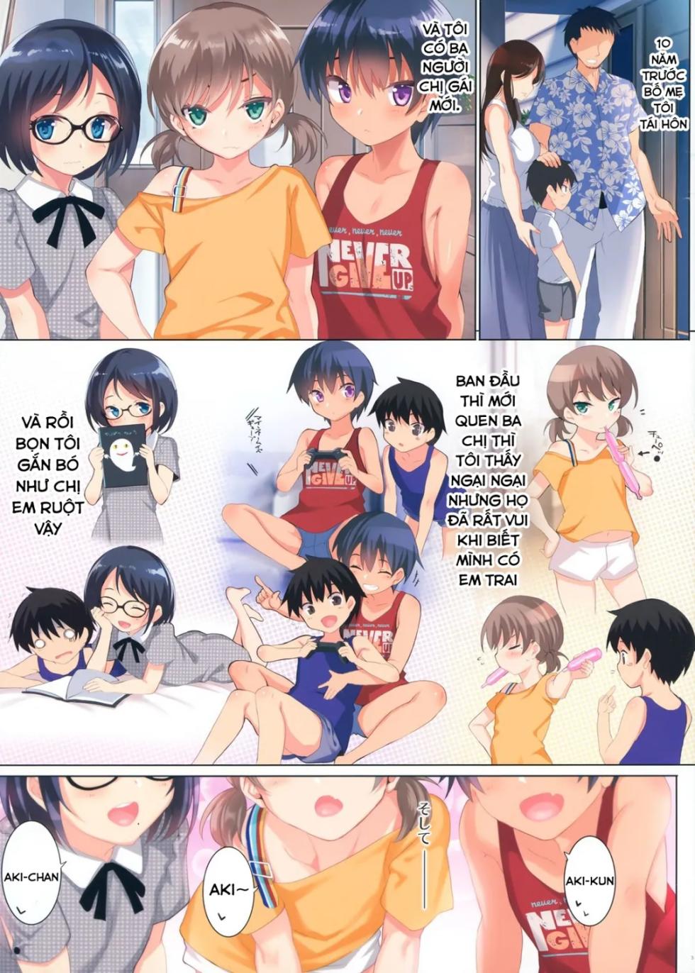 [clesta (Cle Masahiro)] CL-orc 01 Ane Zanmai - Three sister's harem | Dàn harem ba chị em [Vietnamese Tiếng Việt] - Page 6