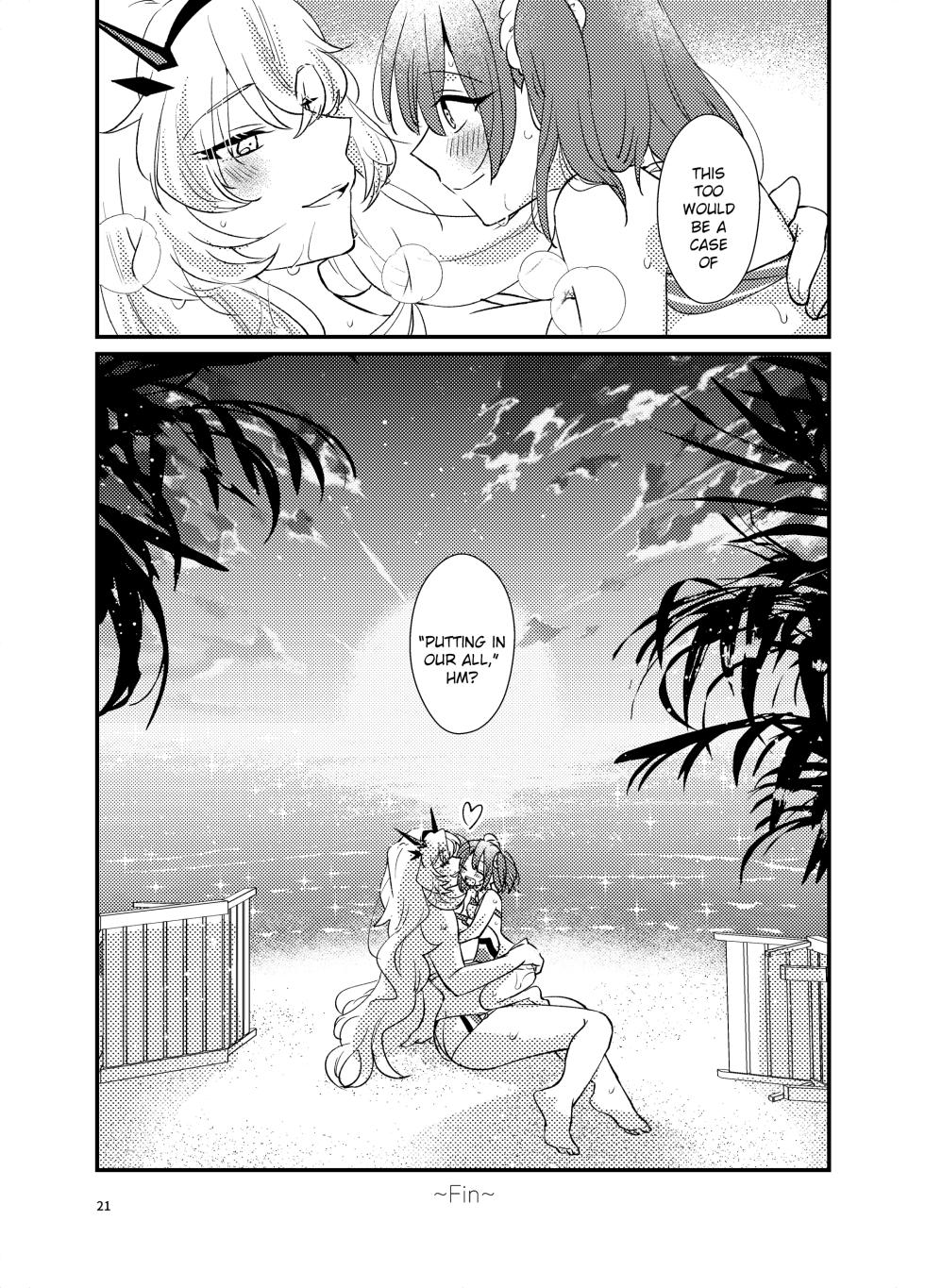 [Niratama (Sekihara, Hiroto)] Zenryoku! Summer Holiday - Lovers having a happy summer vacation on the beach (Fate/Grand Order) [English] [Jimothy] [Digital] - Page 20
