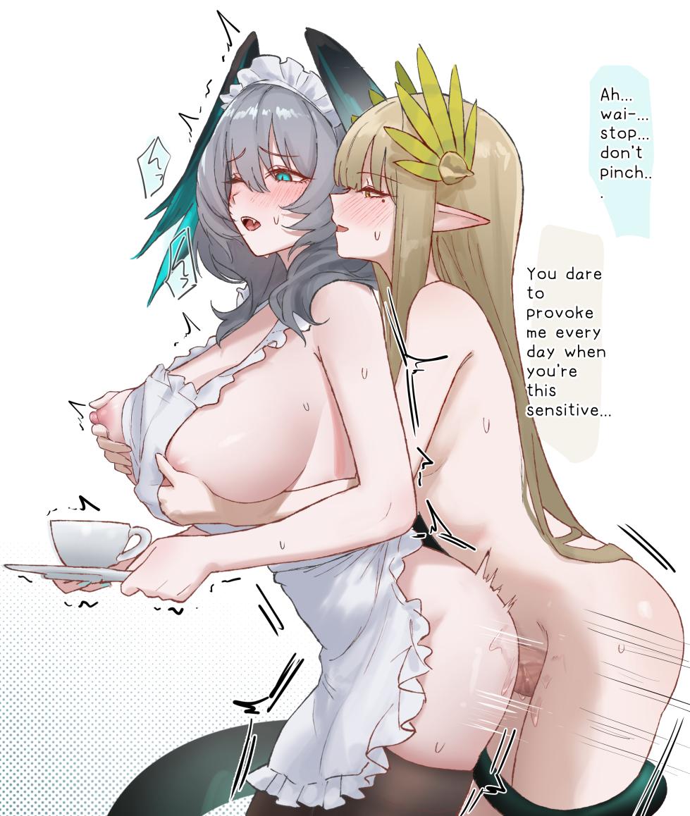 [uof] お嬢様と蛇メイド（？）Part 1-2 [FANBOX] Original Uncensored - Page 3