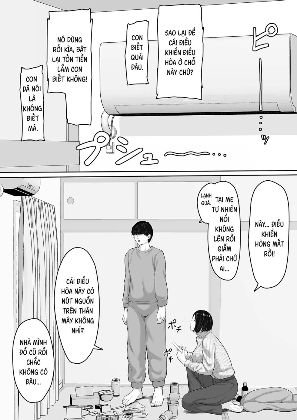 [Kuruto] Kimottama Kaa-chan to Kenka Bakari no NEET no Ore ga Kaa-san ni Nakadashi shite kara Nakayoku natta Hanashi | Người mẹ góa phụ và thằng con trai NEET [Vietnamese Tiếng Việt] - Page 3