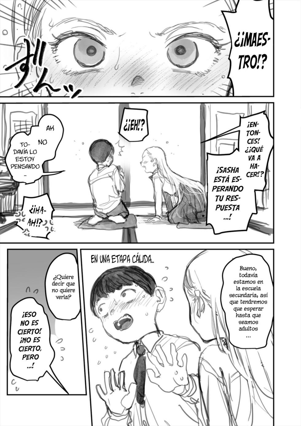 [Haguhagu] Honmono Mita Koto Nai Shisho｜Nunca Había Visto Algo Real Antes [Spanish] [Hs enfermos] - Page 7