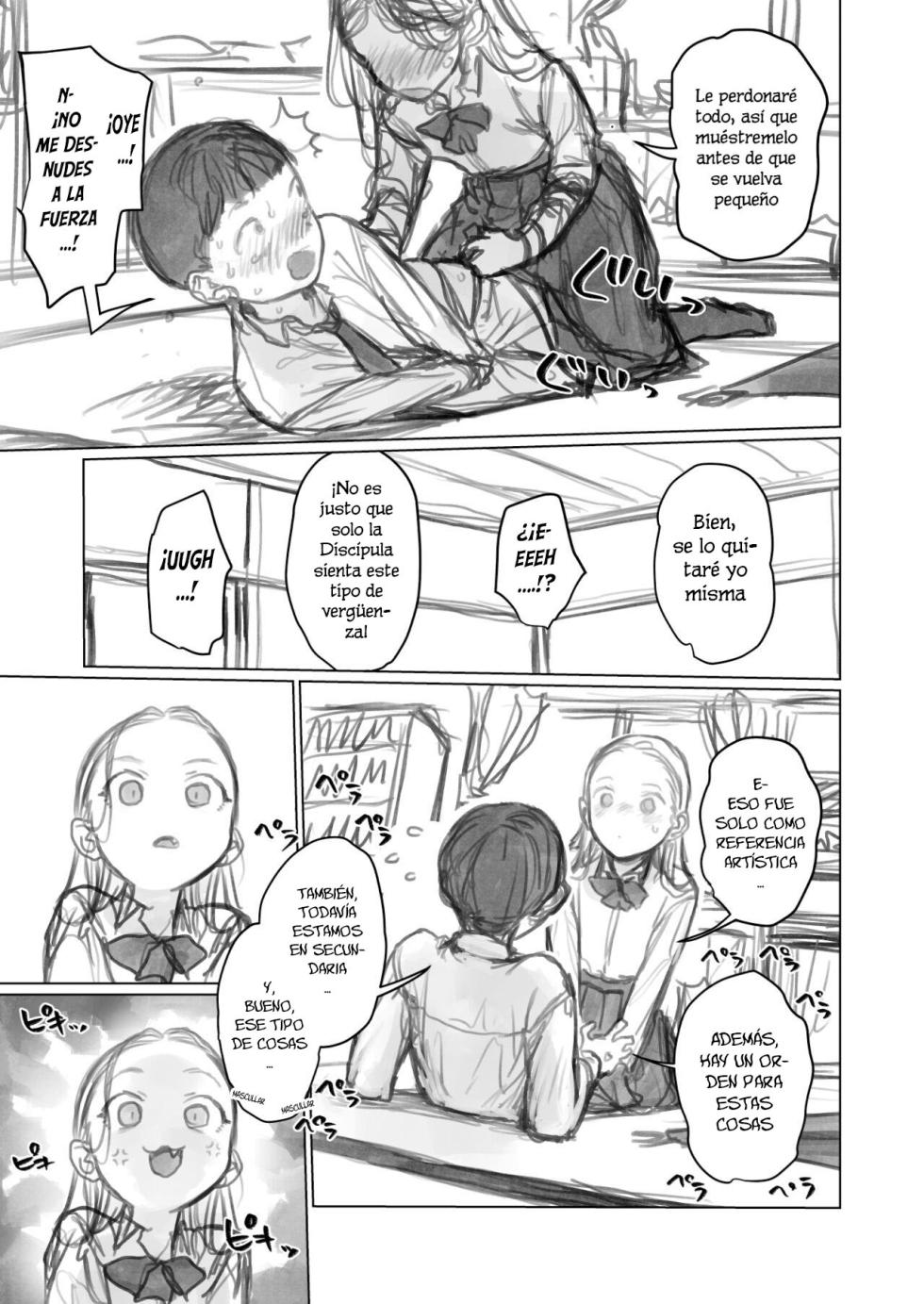 [Haguhagu] Honmono Mita Koto Nai Shisho｜Nunca Había Visto Algo Real Antes [Spanish] [Hs enfermos] - Page 39