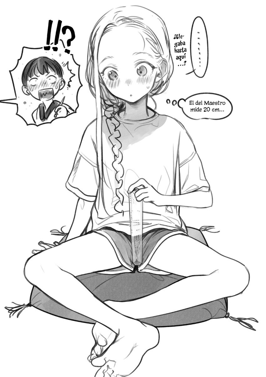 [Haguhagu] Shotaiken Ato, Osaru Mode Haicchatte Manadeshi no Yuwaku Kotowarenakunacchatta Shisho-kun.｜Después de la Primera Vez, Se Activó el Modo Lindo del Maestro-kun y Ya No Pudo Rechazar las Tentaciones de Su Amada Discípula. [Spanish] [Hs enfermos] [Digital] [Decensored] - Page 16