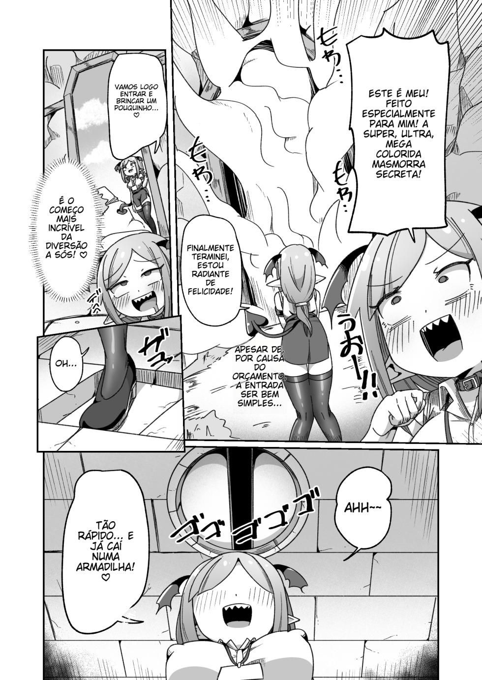 [Echie Kokufuku Aka (Monota)] Kaisha no Kane de Tsukutta Ero Dungeon de Soudai na Onani o Suru Monster Shain-chan [Portuguese-BR] - Page 17