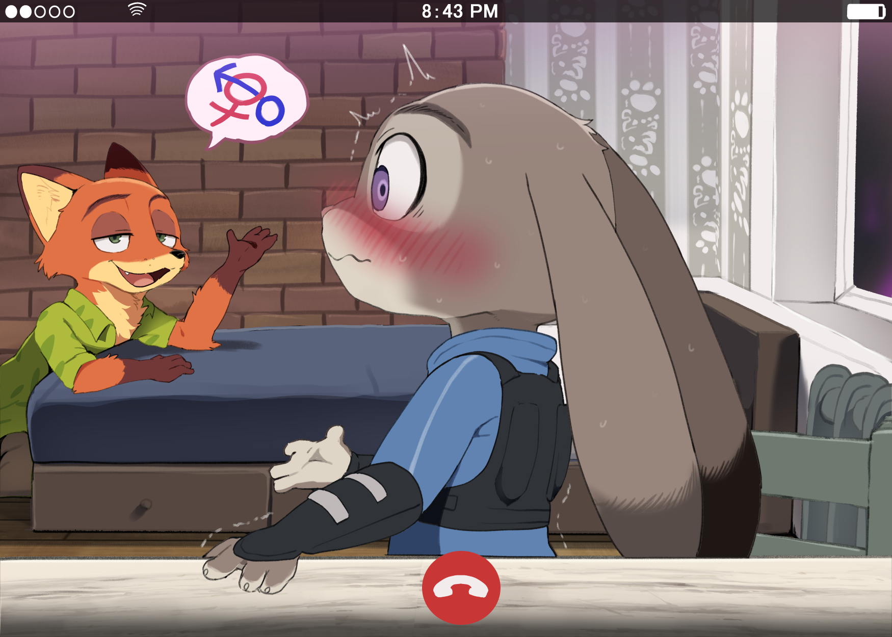 [DAGASI] Video Tsuuwa o Kiri Wasureta Usagi no Omawari-san (Zootopia) [Decensored] - Page 3